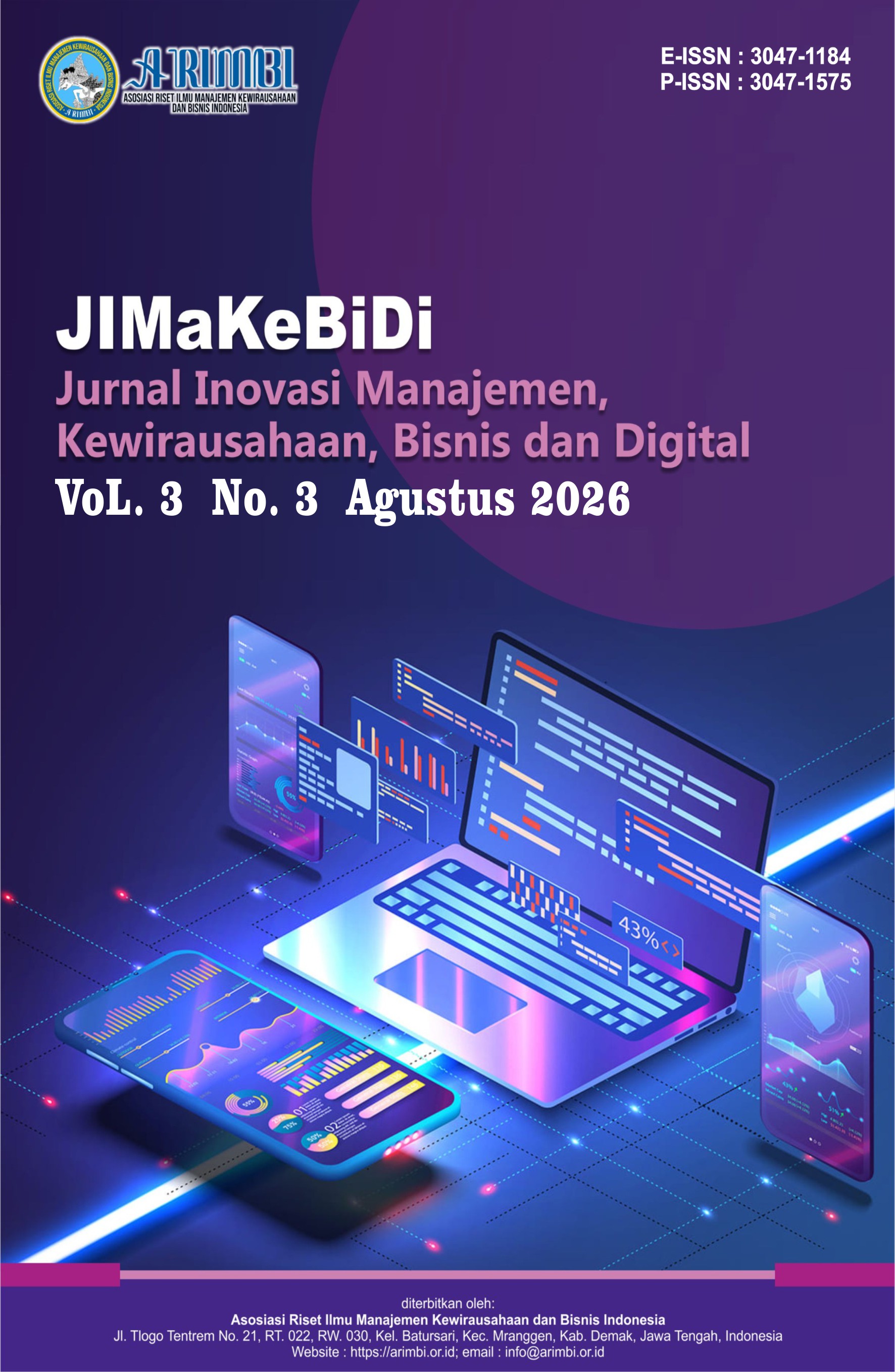 					View Vol. 3 No. 3 (2026): Agustus: Jurnal Inovasi Manajemen, Kewirausahaan, Bisnis dan Digital
				