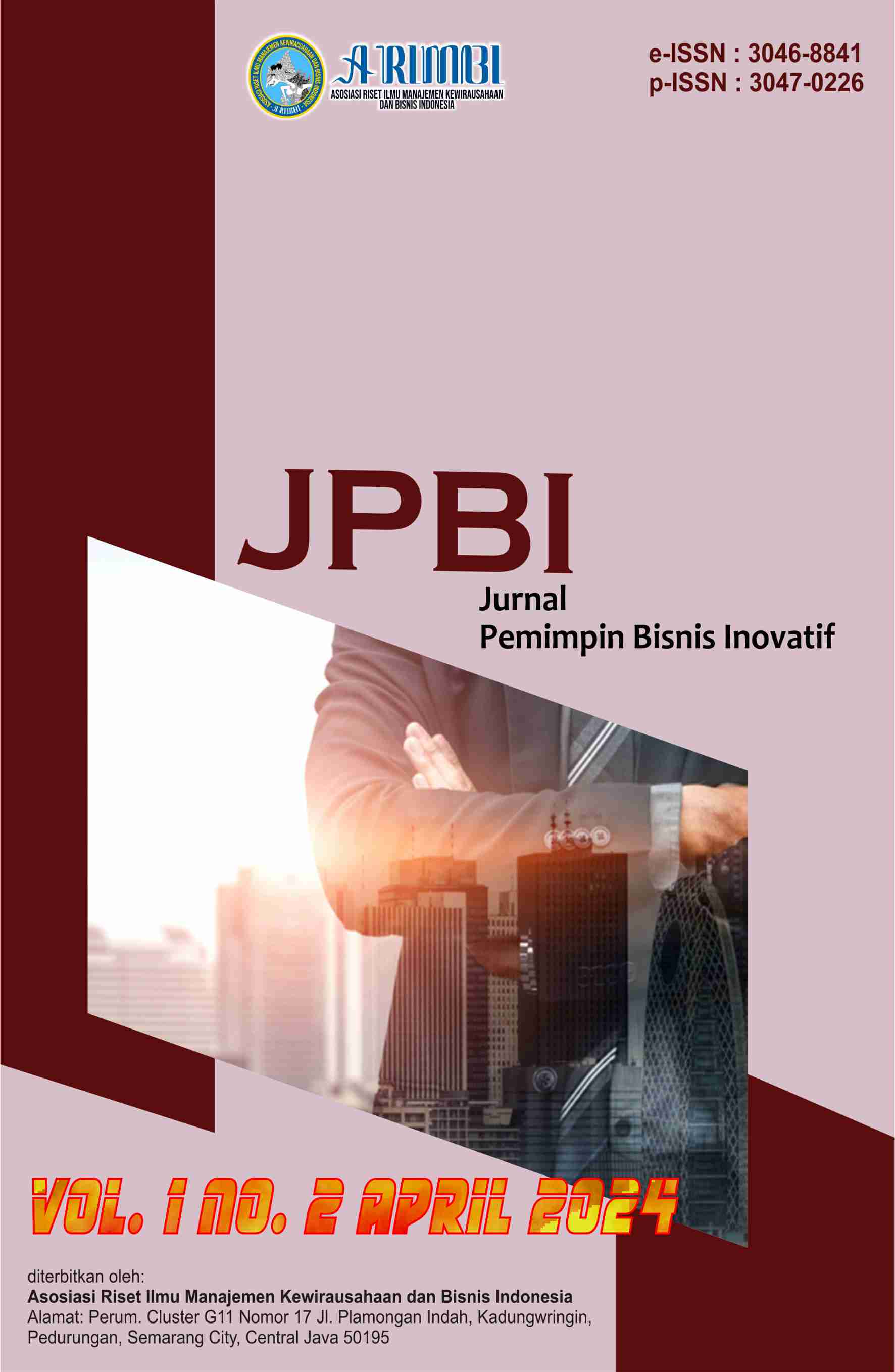 					View Vol. 1 No. 2 (2024): April : Jurnal Pemimpin Bisnis Inovatif
				