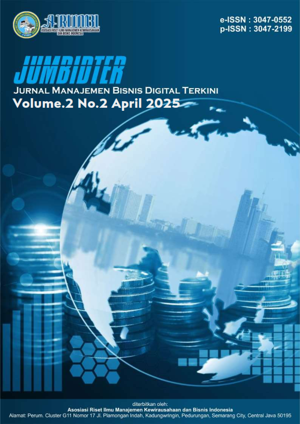 					View Vol. 2 No. 2 (2025): April : Jurnal Manajemen Bisnis Digital Terkini 
				