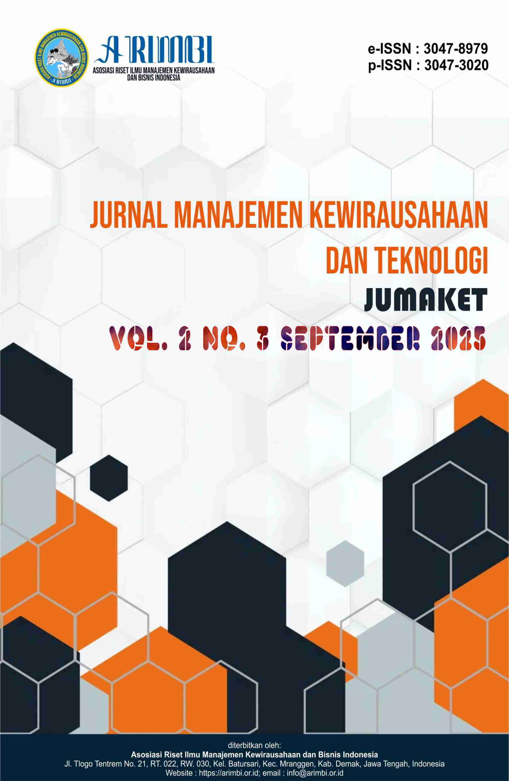 					View Vol. 2 No. 3 (2025): September: Jurnal Manajemen Kewirausahaan dan Teknologi
				
