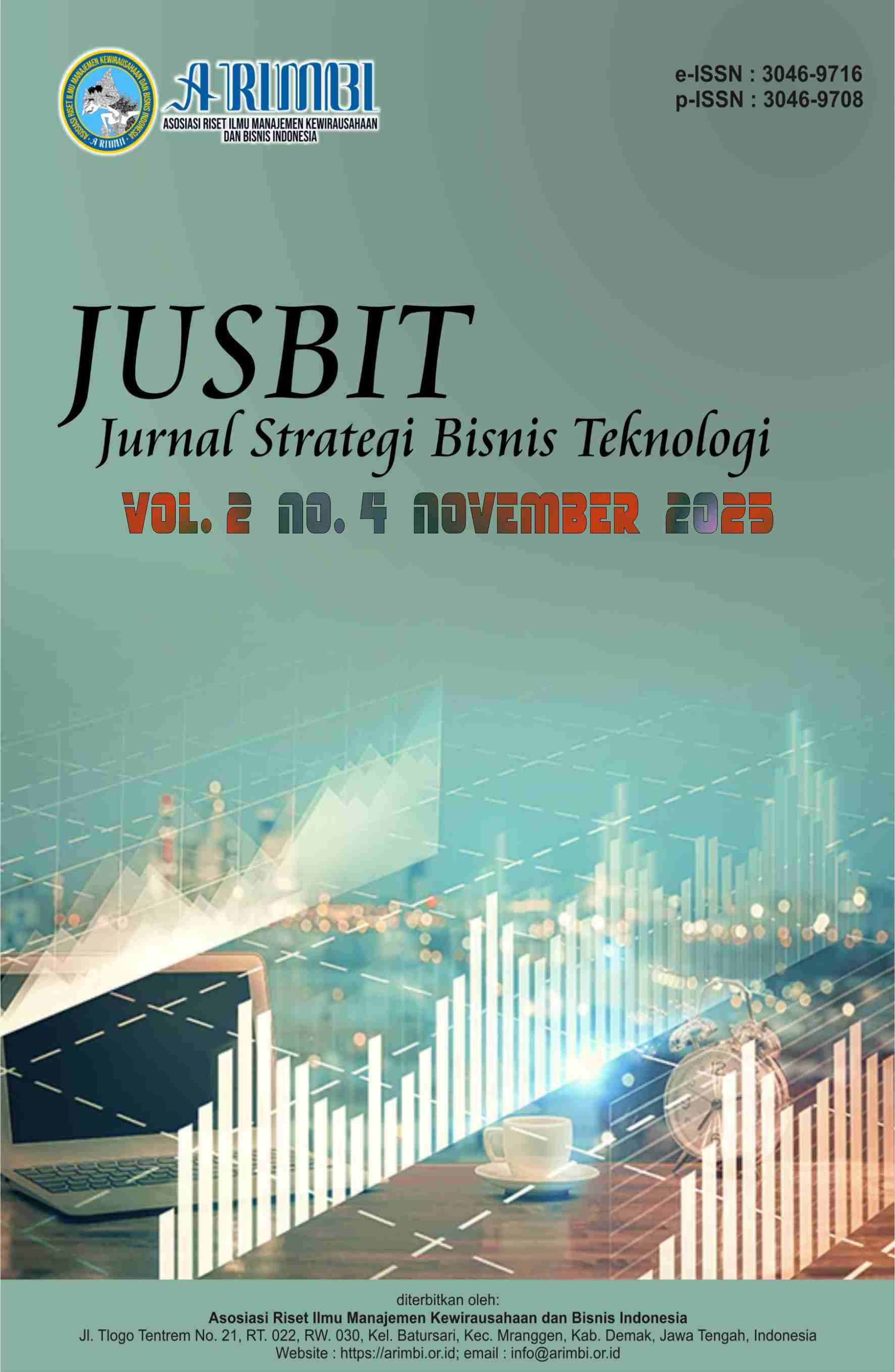 					View Vol. 2 No. 4 (2025): November : Jurnal Strategi Bisnis Teknologi (JUSBIT)
				