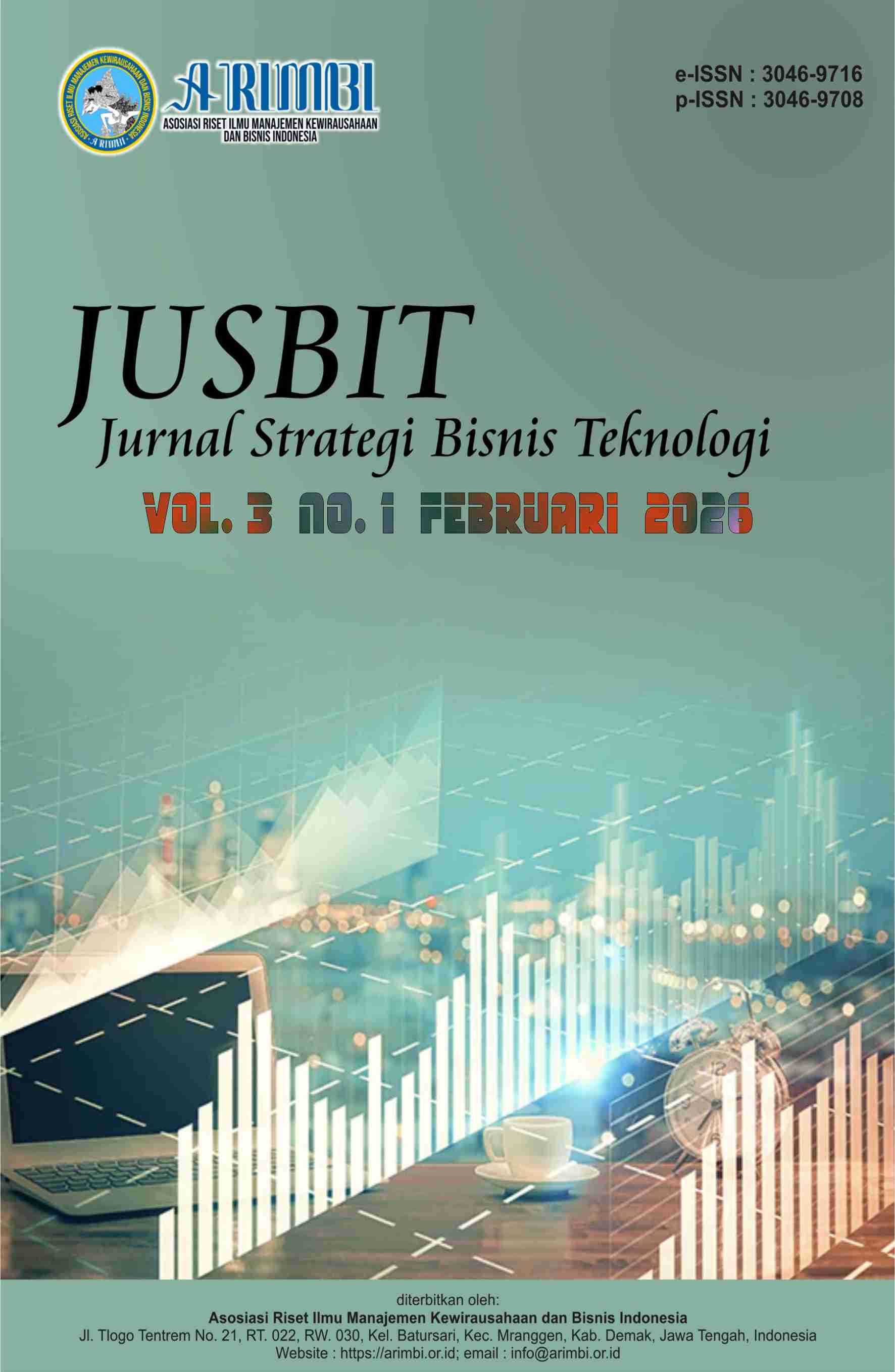 					View Vol. 3 No. 1 (2026): Februari: Jurnal Strategi Bisnis Teknologi (JUSBIT)
				