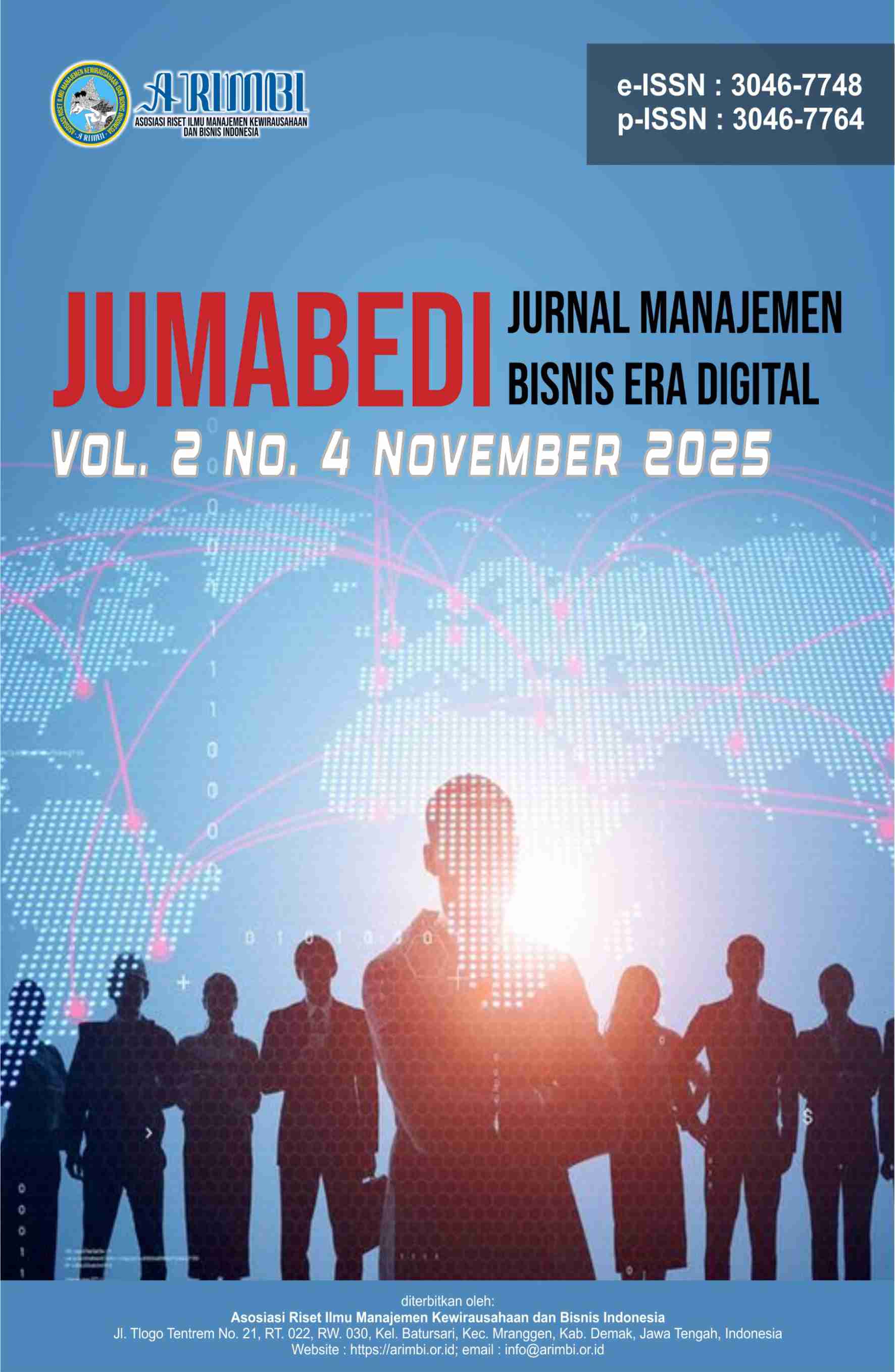 					View Vol. 2 No. 4 (2025): November : Jurnal Manajemen Bisnis Era Digital
				